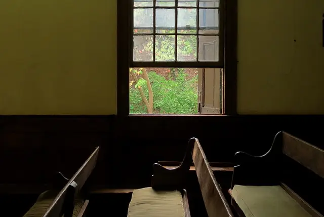 The old Quaker Meeting House in Flushing, Queens